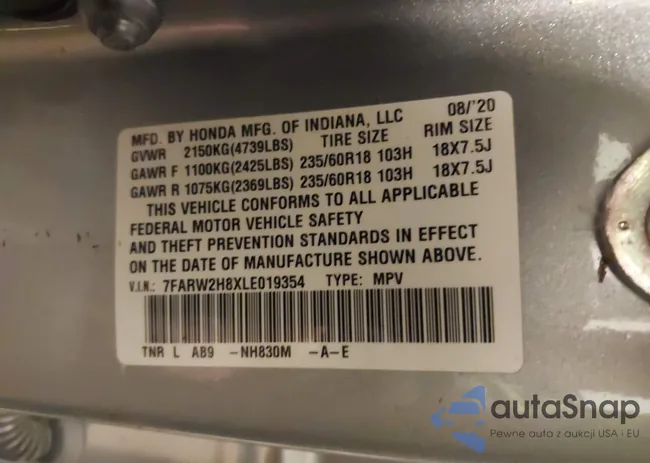 7FARW2H8XLE019354: 44473468