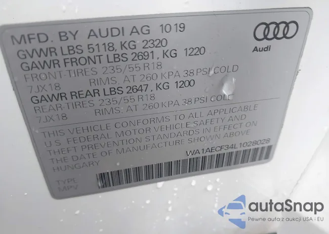 WA1AECF34L1028028: 44473492