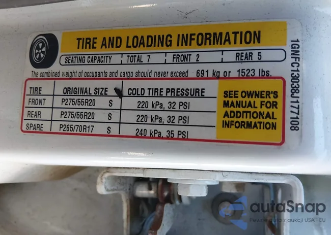 1GNFC13038J177108: 44473499