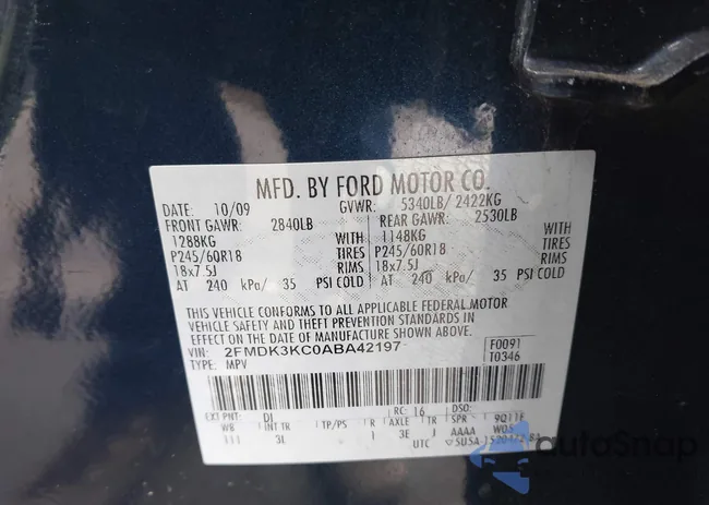 2FMDK3KC0ABA42197: 44474817