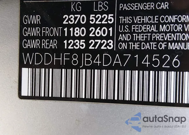 WDDHF8JB4DA714526: 44474950