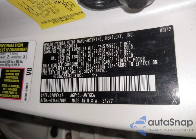 4T3BA3BB4CU031953: 44475019