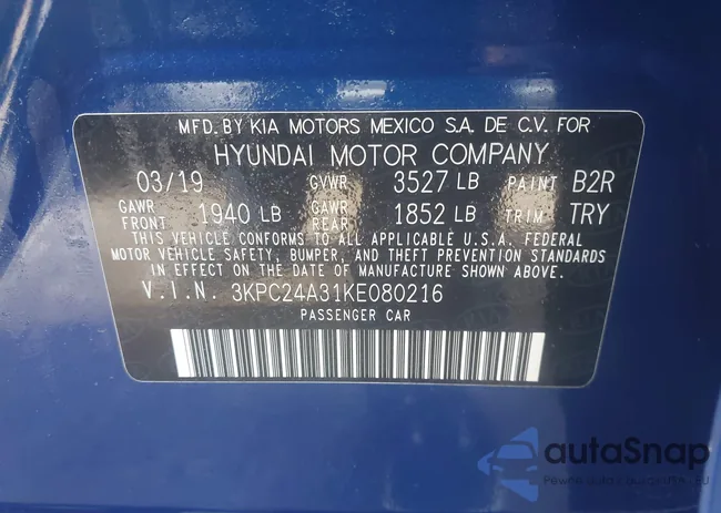 3KPC24A31KE080216: 44475060