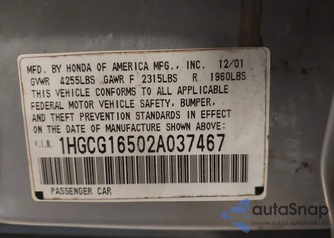 1HGCG16502A037467: 44474460