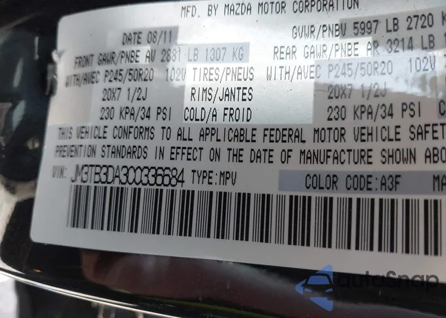 JM3TB3DA3C0336684: 44474535