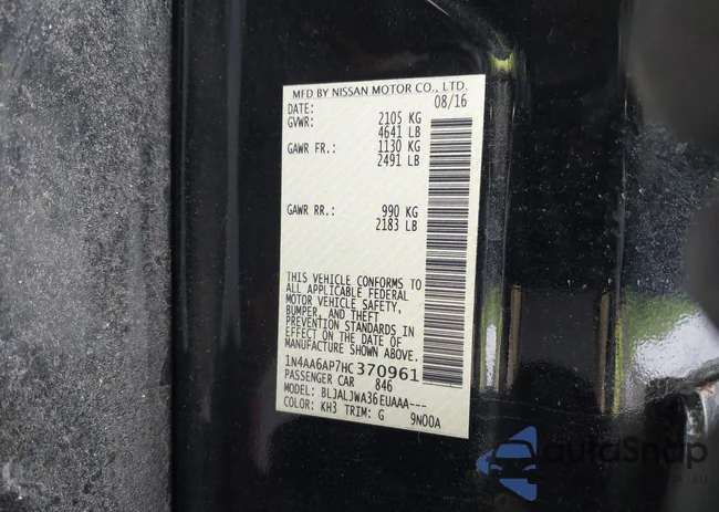 1N4AA6AP7HC370961: 44475895