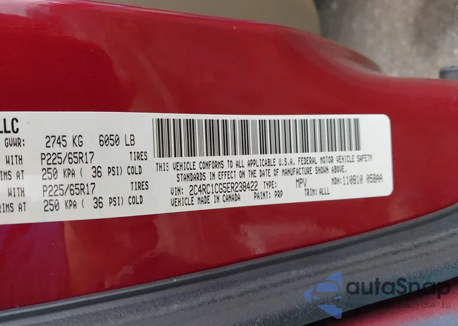 2C4RC1CG5ER238422: 44476152