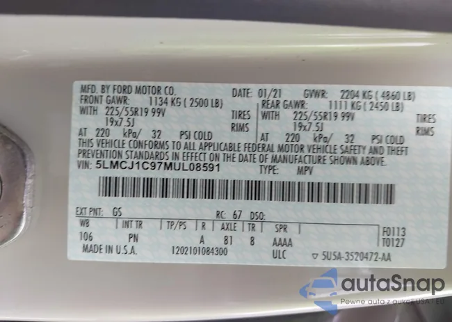 5LMCJ1C97MUL08591: 44476299