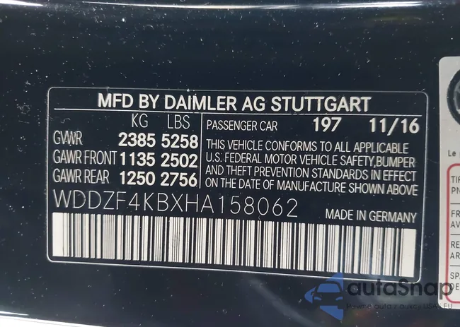 WDDZF4KBXHA158062: 44476803