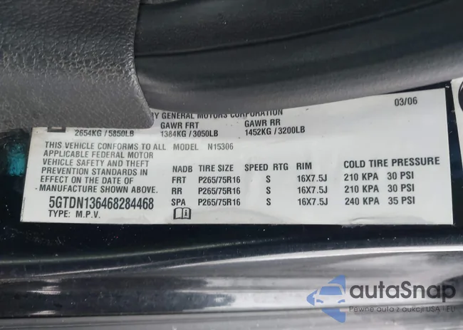 5GTDN136468284468: 44476830