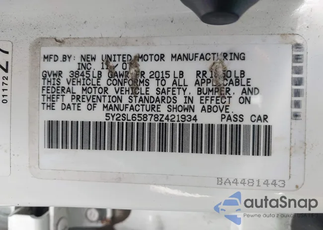 5Y2SL65878Z421934: 44476881