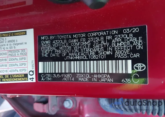 JTNKHMBX0L1082101: 44476986