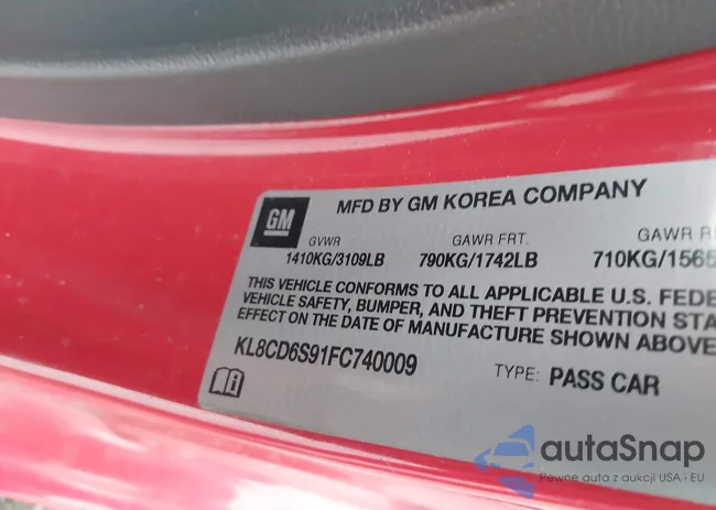 KL8CD6S91FC740009: 44477300