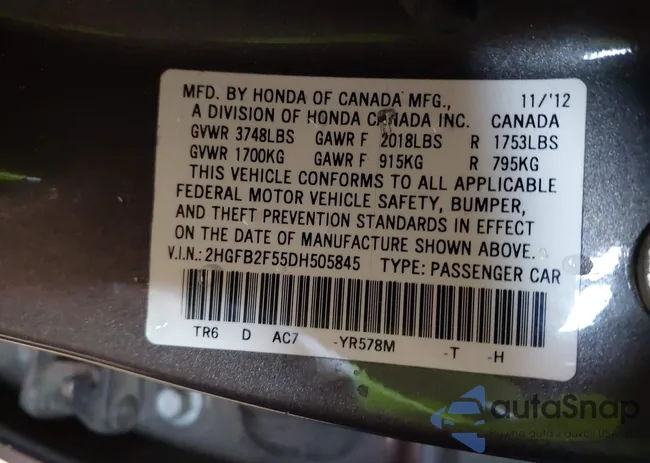 2HGFB2F55DH505845: 44476410