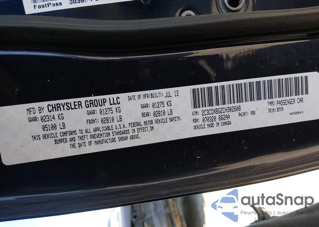 2C3CDXBG2CH302608: 44476488