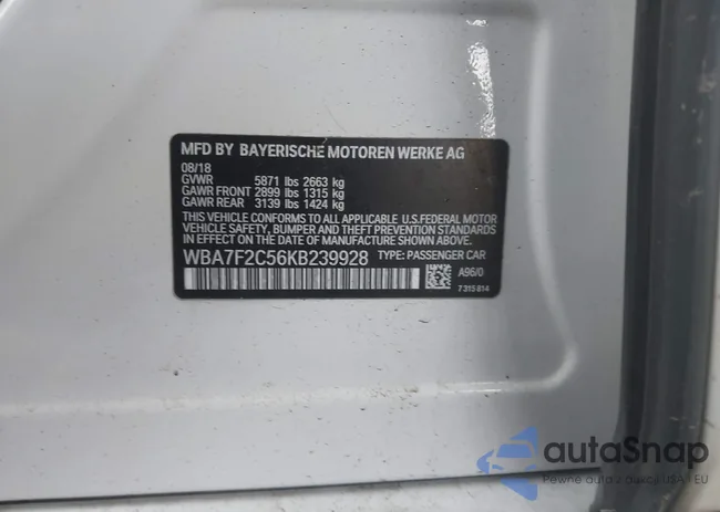 WBA7F2C56KB239928: 44476508