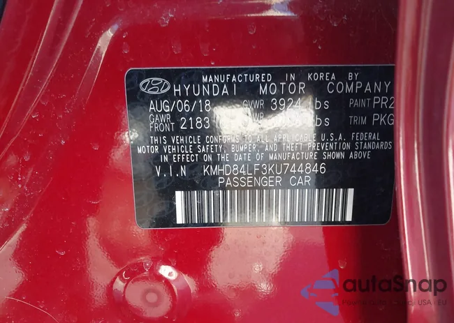 KMHD84LF3KU744846: 44476615