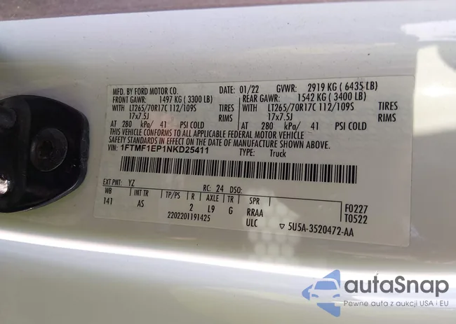 1FTMF1EP1NKD25411: 44477752