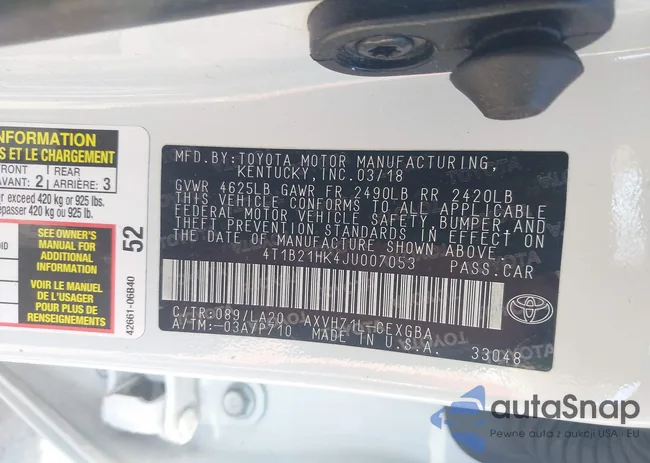 4T1B21HK4JU007053: 44477955