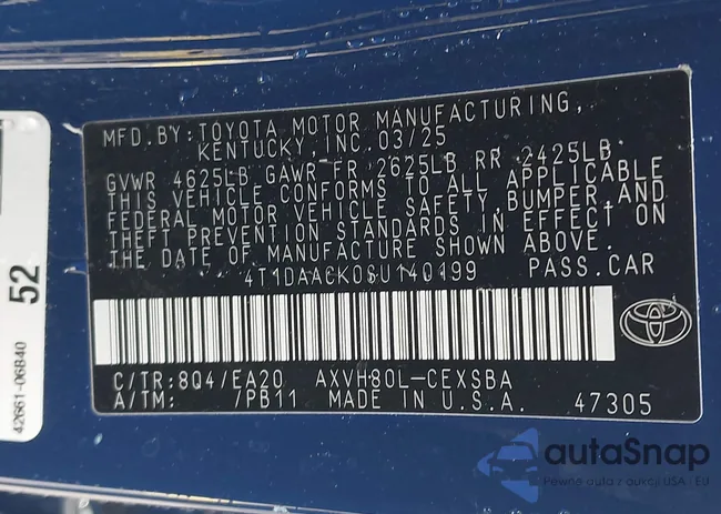 4T1DAACK0SU140199: 44478067