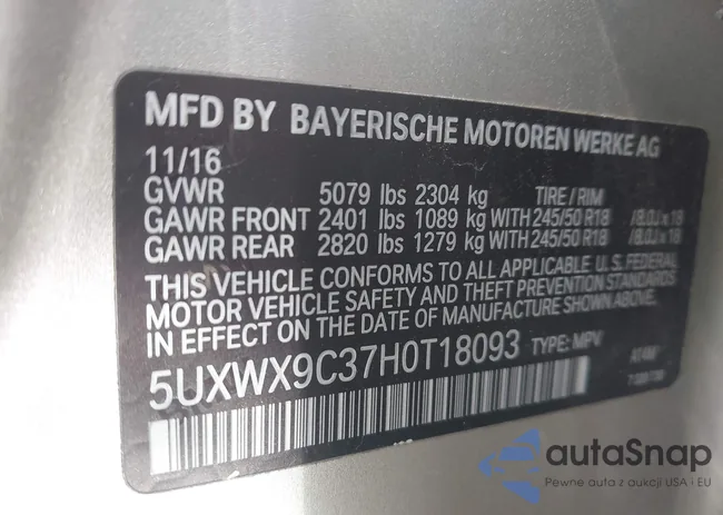 5UXWX9C37H0T18093: 44478098