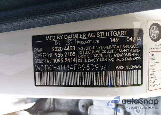 WDDGF4HB4EA960956: 44478307