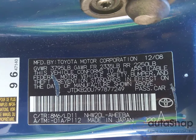 JTDKB20U797877249: 44477403