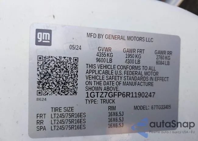 1GTZ7GFP6R1190247: 44477561