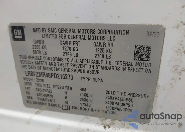 LRBFZMR48PD216273: 44477710