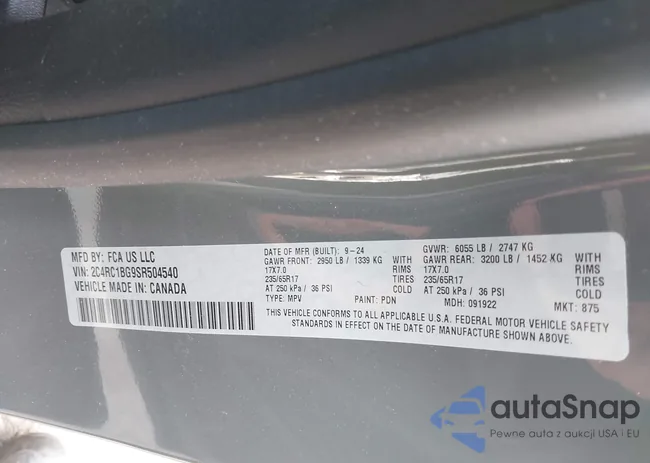 2C4RC1BG9SR504540: 44478879