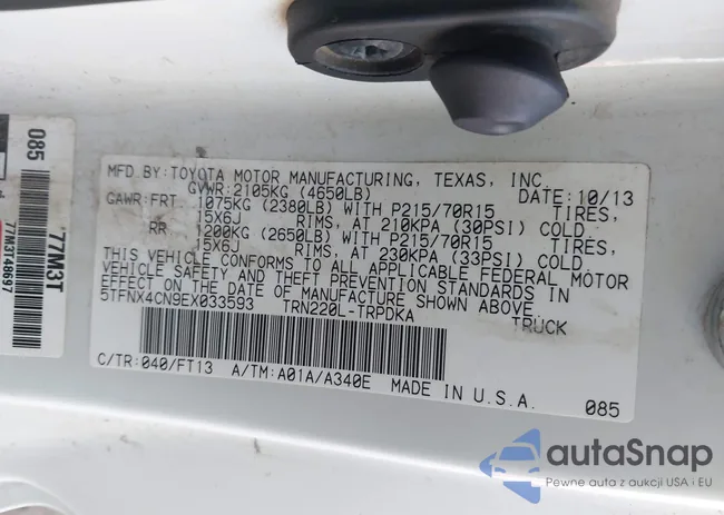 5TFNX4CN9EX033593: 44479149