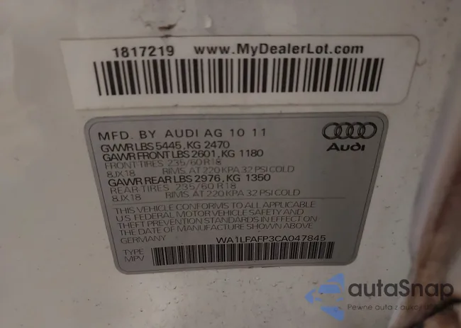 WA1LFAFP3CA047845: 44479178