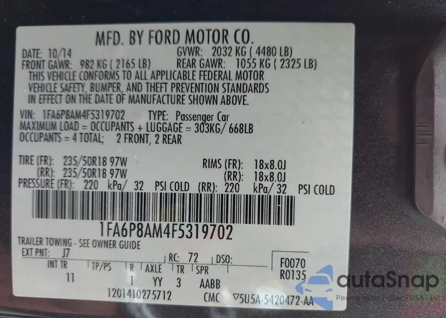 1FA6P8AM4F5319702: 44479264