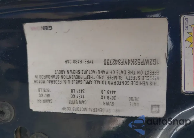 1G2WP52K73F167267: 44479268