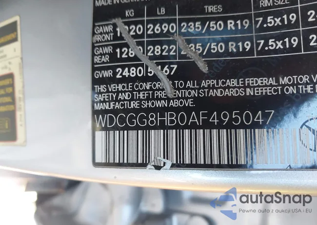 WDCGG8HB0AF495047: 44478573