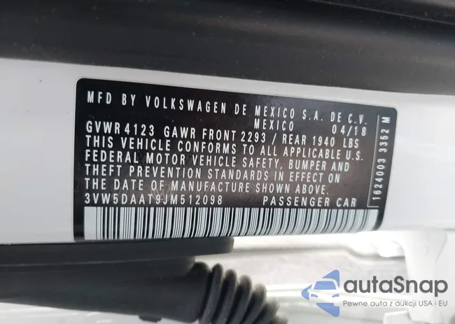 3VW5DAAT9JM512098: 44478588