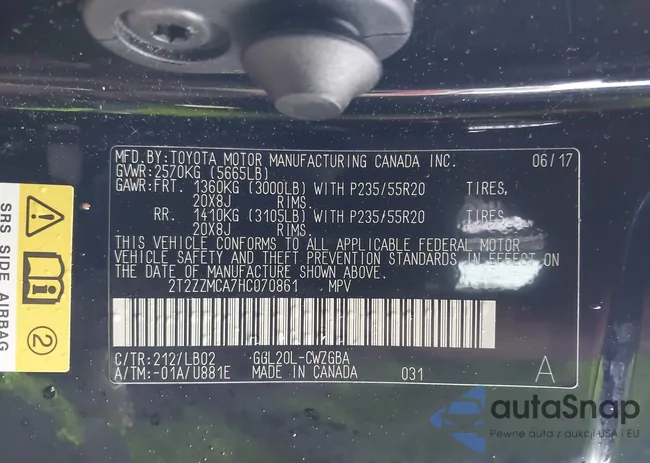 2T2ZZMCA7HC070861: 44479724