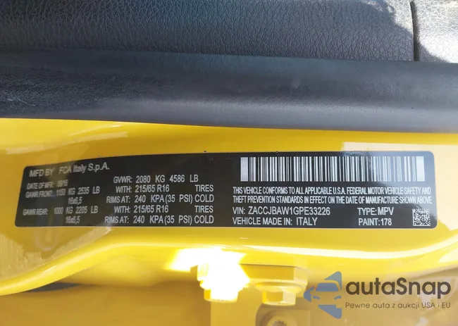 ZACCJBAW1GPE33226: 44480069