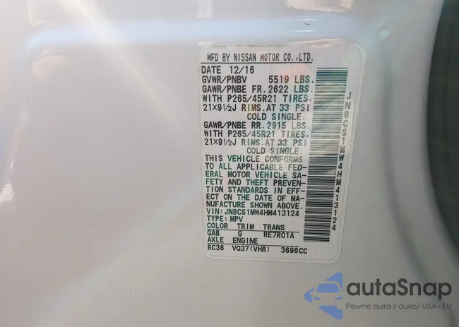 JN8CS1MW4HM413124: 44480134