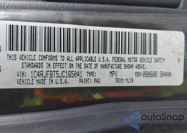 1C4RJFBT5JC165041: 44480268