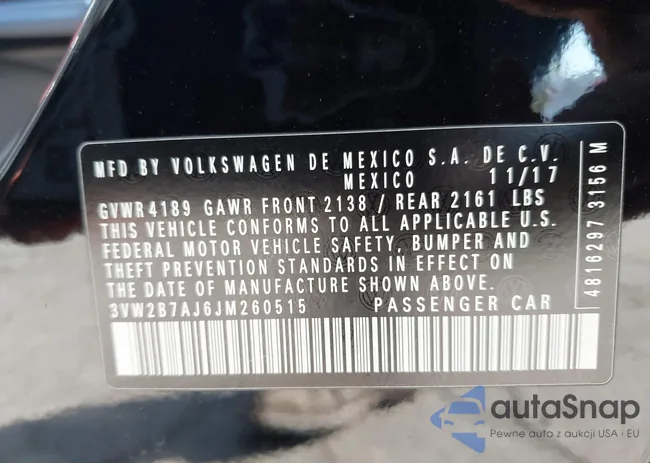 3VW2B7AJ6JM260515: 44479350