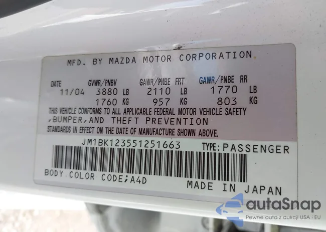 JM1BK123551251663: 44480738