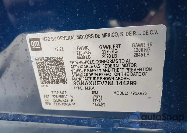 3GNAXUEV7NL144299: 44480742