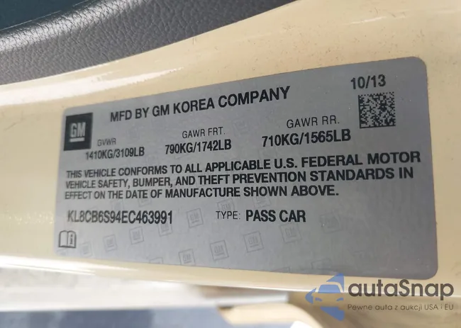 KL8CB6S94EC463991: 44480747