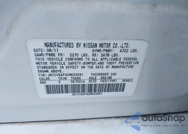 JN1CV6APXCM620691: 44480848