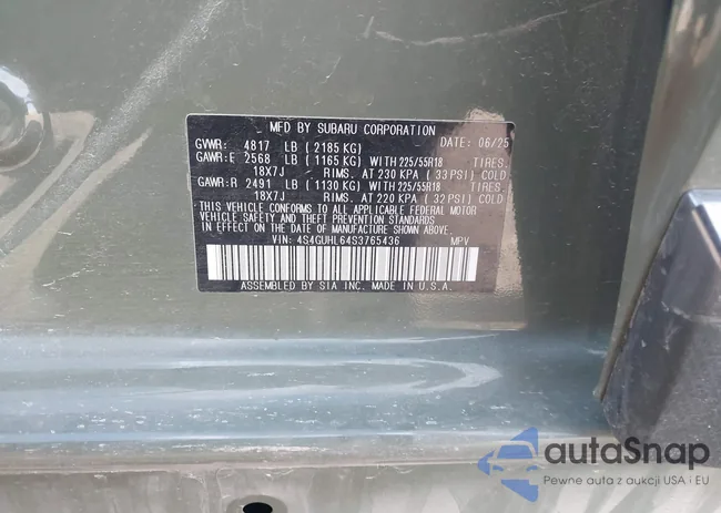 4S4GUHL64S3765436: 44480870