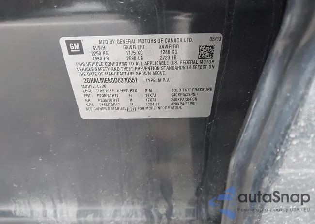 2GKALMEK5D6370357: 44481071