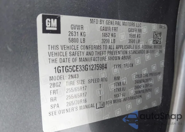 1GTG5CE33G1275984: 44481142