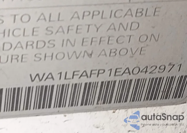 WA1LFAFP1EA042971: 44481282