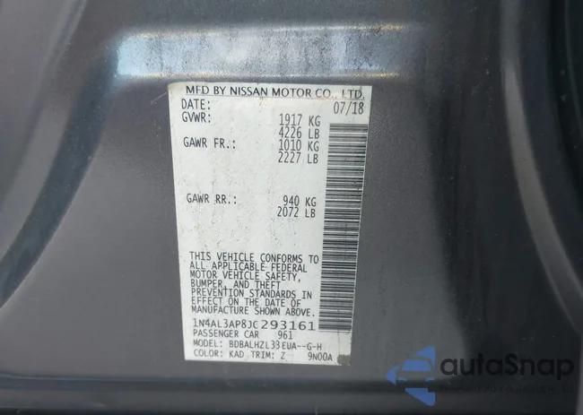 1N4AL3AP8JC293161: 44480372